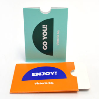 Printed Sleeve Style Card Holder