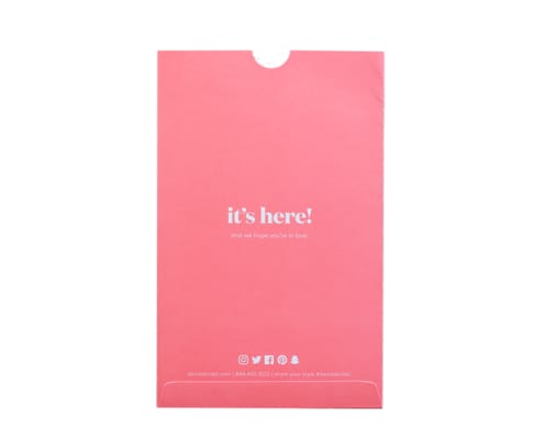 Pink Retail Receipt Holder